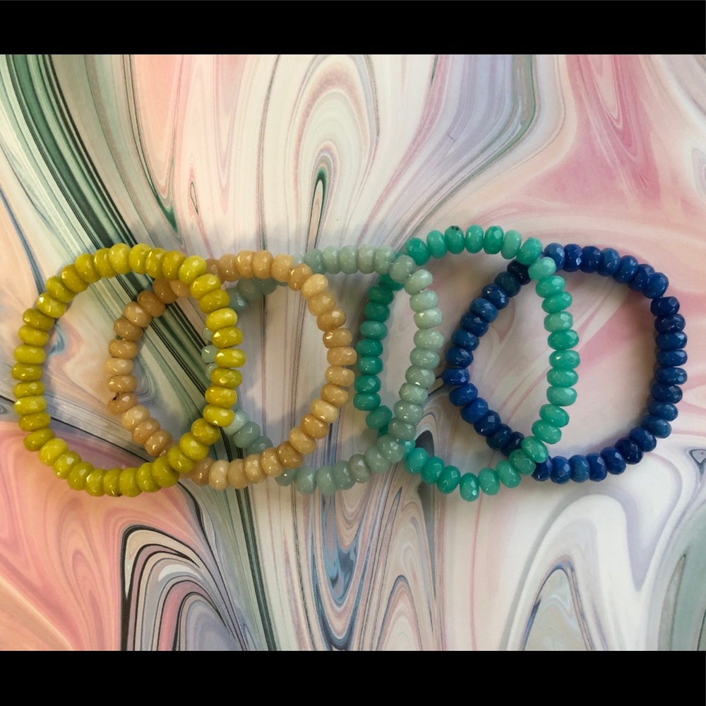 Gemstone bracelets